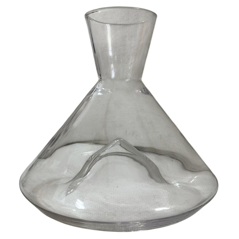 Sempli Monti Crystal Decanter Aerator Lead Free Hand Blown Holds 750ml Bottle